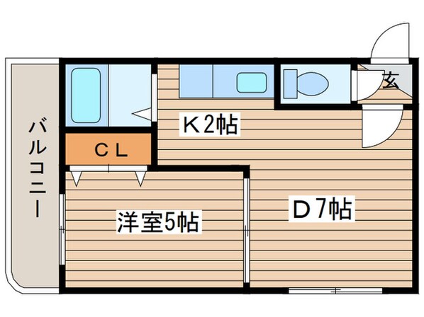 ノ－スシャト－の物件間取画像